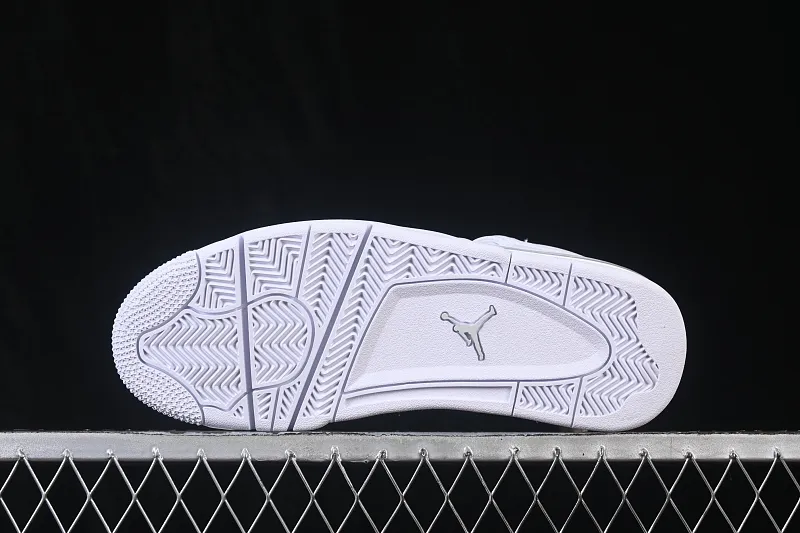All categories Air Jordan Jordan series basketball shoes Air Jordan 4 LJR version Air Jordan 4 Retro "PureMoney" AJ4 Joe 4 White Cat First layer leather 308497-100